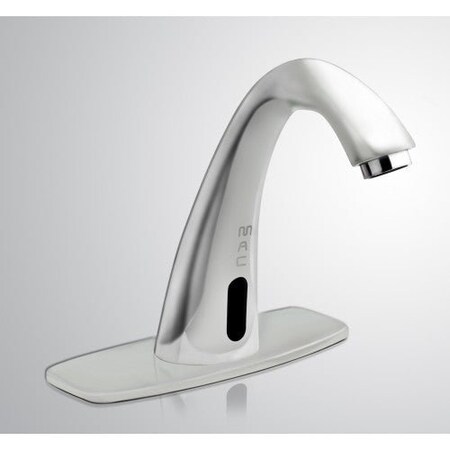 Macfaucets MAC's Touch-Free Faucet with 4 in. Deck Plate FA444-17DS FA444-17ds